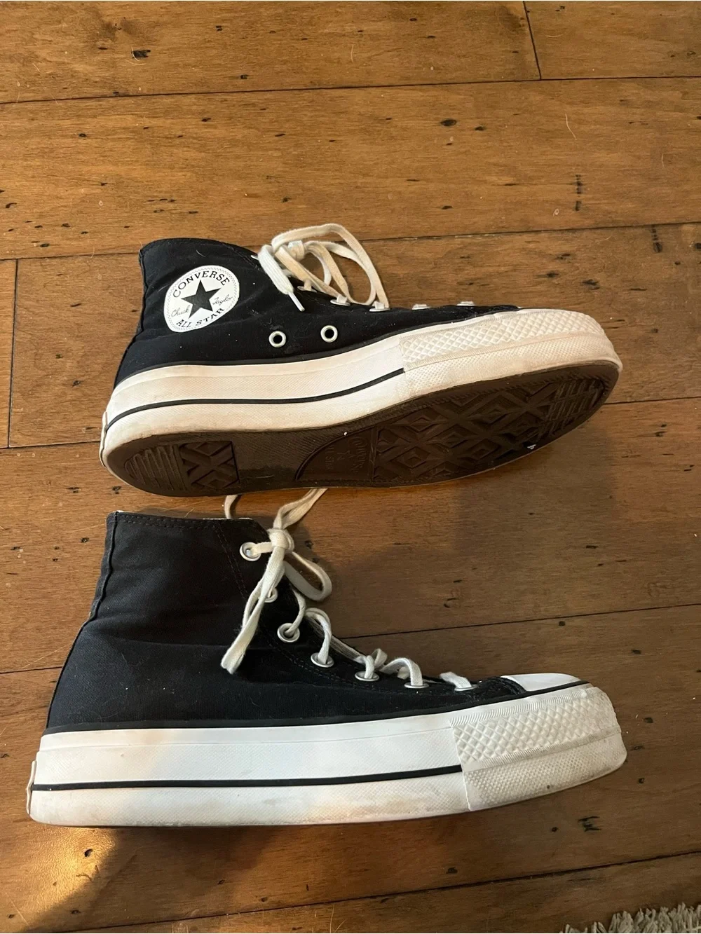 Converse Chuck Taylor All Star Lift Black Platform High-Top Canvas Sneakers